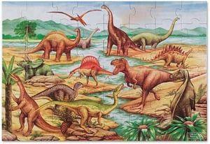 Cardboard s Interest in dinosaurs will never become extinct! Meet some favorites while completing this colorful cardboard puzzle.