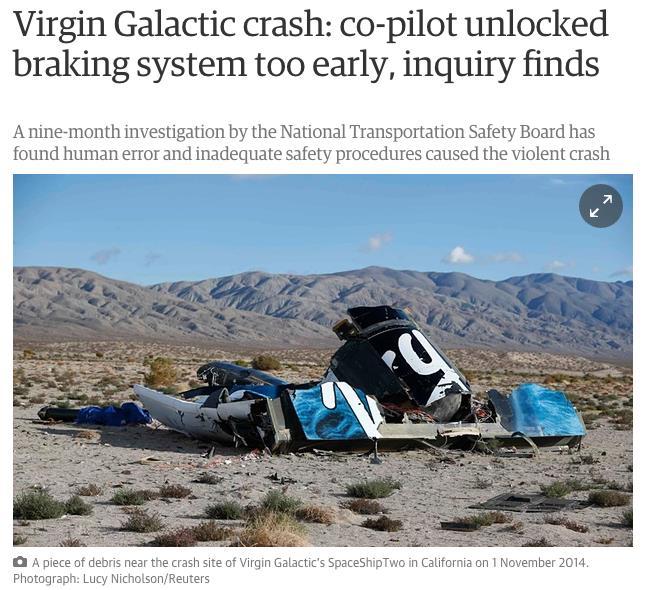 Turn to your Partner Exercise (5 min) Turn to your Partner Exercise How can the 2014 Virgin Galactic accident be explained using STAMP/STPA?