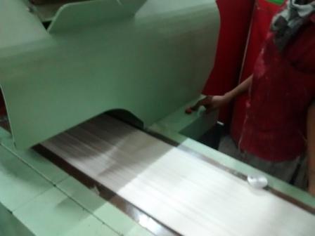 sliver do not do too soft or too hard piecing. Ensure proper functioning of machine after piecing.