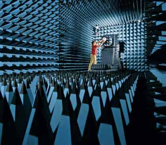 BlackFIR SYSTEM TECHNOLOGY Antennas 2D array antennas for determining the azimuth and elevation angles of objects Adaptable to different frequency ranges Anechoic chamber provides professional
