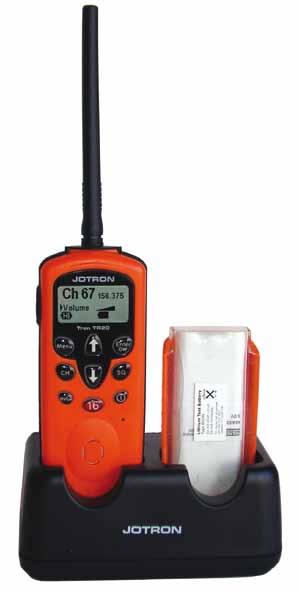 Tron TR20 Hand portable maritime VHF Rugged VHF radio for emergency situations and regular use for onboard communications. Easy to operate by one hand or wearing gloves.