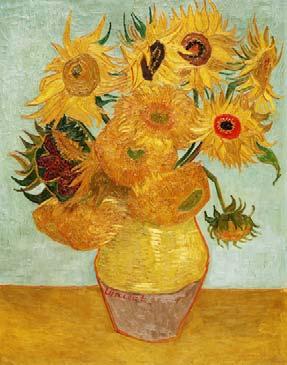 Sunflowers Oil on canvas, 92.0 x 72.5 cm.