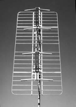 Band III (High VHF) TV Panel Arrays 174-23 MHz 55, 5 Series This series of panel antennas is ideal for four sided array design to provide a customized coverage for single or multi-station use in Band