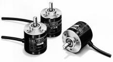 Rotary Encoder New General-purpose Incremental Rotary Encoder A wide operating voltage range of 5 to 24 VDC (open collector model). Resolution of 2,000 pulses/revolution in 40-mm housing.