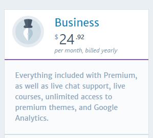 Here's some pricing perspective: WordPress offers a business blog and they charge $24.