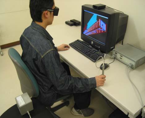 ERECTION PLANNING SUPPORT USING VR The VR-CAD system described in the previous section can enhance the design process effectively by stereoscopic view generation.