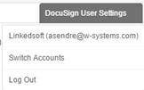 New Envelope tab (available only on record view dashlets) will be missing if the user is not logged into DocuSign: 3.