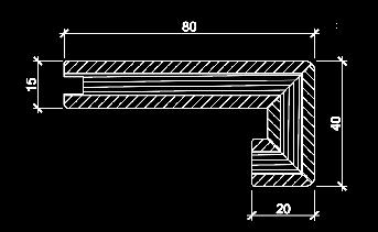 3-layer-Stairnosing tongue & groove 15 (Typ A) Length: