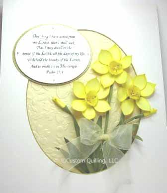 Page 5 con t from pg5 Daffodil Psalms The yellow card stock in this month s kit was so