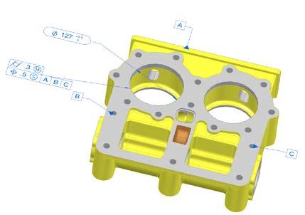PMI Enables MBD PMI enables Model-Based Definition: 3D Model becomes master for dispute