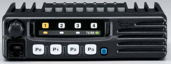 TRANSCEIVER 128 memory channels with 8 zones 25W output power 8-character alphanumeric display Built-in 5-Tone, 2-Tone, CTCSS and DTCS Independent volume knob 4W (typ.
