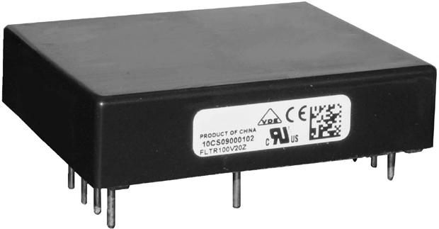 GE Critical Power FLTR100V20 Filter Module 75 Vdc Input Maximum, 20 A Maximum RoHS Compliant The FLTR100V20 Filter Module is designed to reduce the conducted common-mode and differential-mode noise