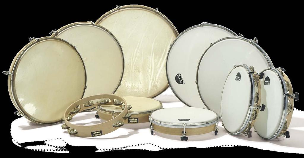 FRAME DRUMS & TAMBOURINES LHDN 16 LHDN 14 LHDP 14 LHDN 13 LHDP 13 LTA 6 LTA 20 Sonor Frame Drums and Tambourines are made according to high quality standards in a wide variety of designs and