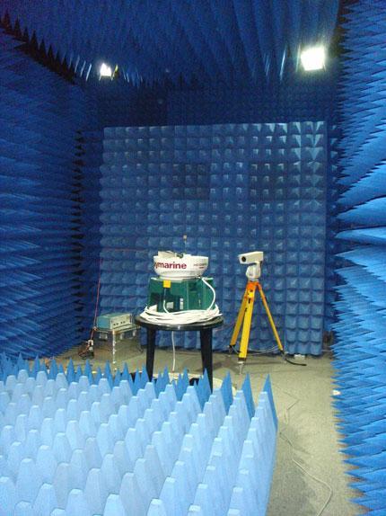 Fully anechoic chamber (FAC) Fully anechoic shielded enclosure Provided with radio frequency absorbent on its entire