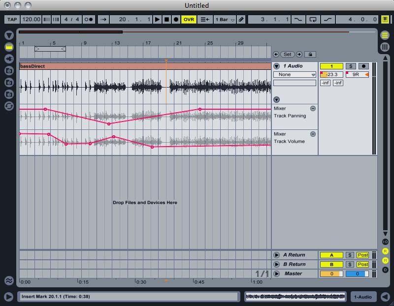 Live: under Mixer, select Track Panning Double click to add / remove points Can view