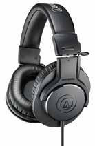 Studio Monitor Headphones ATH-M20x Professional Monitor Headphones The ATH-M20x professional monitor headphones are a great introduction to the critically acclaimed M-Series line.