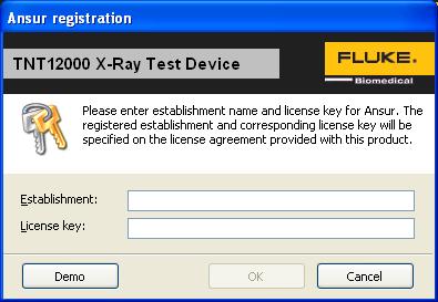 Note Test templates can be created without a license key by using the demonstration mode. Demonstration mode allows many of the tasks described in this user manual.