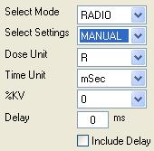 Selecting Override allows the user to change the custom print selection. Figure 4-5. Custom Setup for Radiographic Reproducibility Test Element 7.