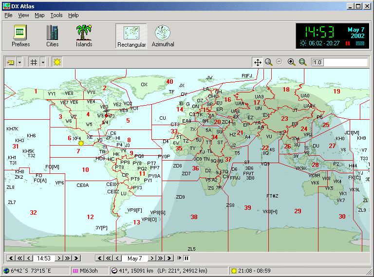 DX Atlas (optional) An excellent electronic DX altas and propagation analysis tool is called DX Atlas is available at http://www.dxatlas.com/. DX Atlas was developed by Afreet Software, Inc.
