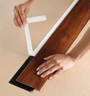 Installing is as easy as 1-2-3 Lynx Technology, with its exclusive pressure-sensitive adhesive, makes Luxe Plank incredibly versatile and simple to install.
