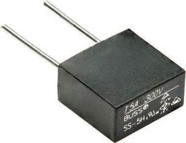 Supersedes September 2014 300V Subiature, radial leaded, time-delay fuses Pb HALOGEN HF FREE Product description Radial leaded, time delay with high breaking capacity Designed to IEC60127-3 Plastic