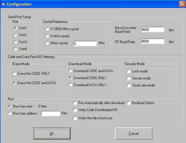 Vol.2, Issue.3, May-June 2012 pp-966-973 ISSN: 2249-6645 4.3 DOWNLOADER Fig. 10 Screen Shot of the Configuration Menu of Serial Downloader Fig.