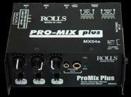 Compact, Reliable Mixer The Rolls ProMix IV (MX124) four-channel mixer works great for easily sub-mixing microphones in an installation or recording application.