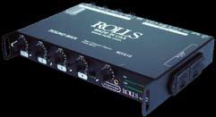00 00 169 Rugged 3-Channel Mixer The Rolls ProMix Plus MX54S mixes three XLR mic inputs into two XLR outputs. Each input has switchable phantom power, low cut switch and level control.