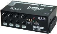 00 129 00 Handy Portable Mixers ART s ProMIX is great for adding extra sub-mixable inputs to larger mixers thru 1 or 2 channels.