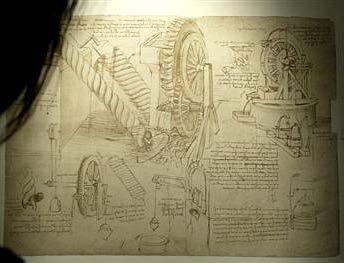 inventions diagramed in Leonardo s notebooks.