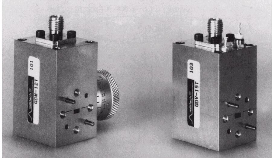 Figure 12-26 (p. 611) Two Gunn diode sources.
