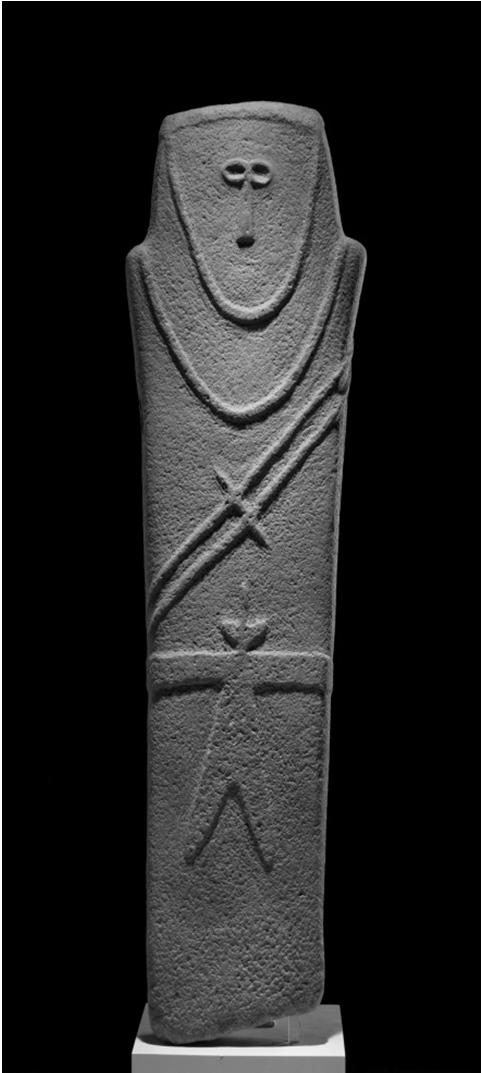 6. Anthropomorphic stele.