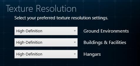 Chapter 6: Configuration Settings & Optimization (continued) Texture Resolution The TEXTURE RESOLUTION section (Fig 6.