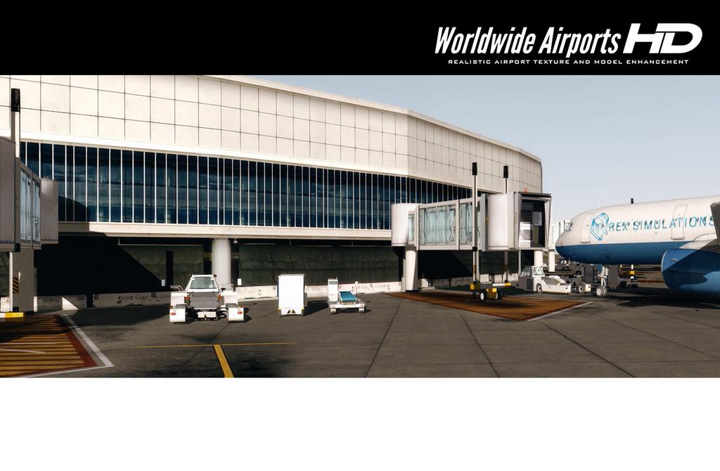 Introduction Introducing REX Worldwide Airports HD! REX Worldwide Airports HD is the most realistic global airport texture & 3D vehicle model enhancement available on the market today.