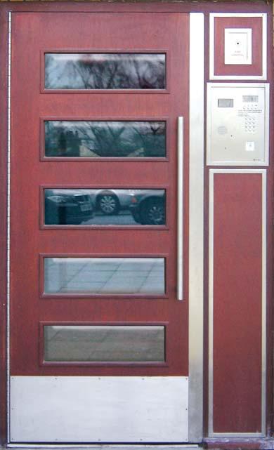 Communal Entrance Doors Communal Timber Doors Specification Sizes: Any size made to order (however max. size of door leaf will be 1.2m (w) x 2.