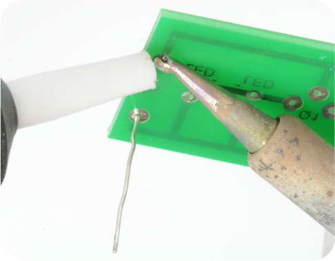 De-Soldering in Five Steps 1 USE A SOLDER EXTRACTOR To de-solder a joint, for instance if the wrong component has been