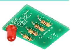 Repeat with R2, R3 and R4. PCB Ref Value Colour Bands R1,R2, R3, R4 100Ω Brown, black, brown 2 PLACE THE LED Solder the LED.