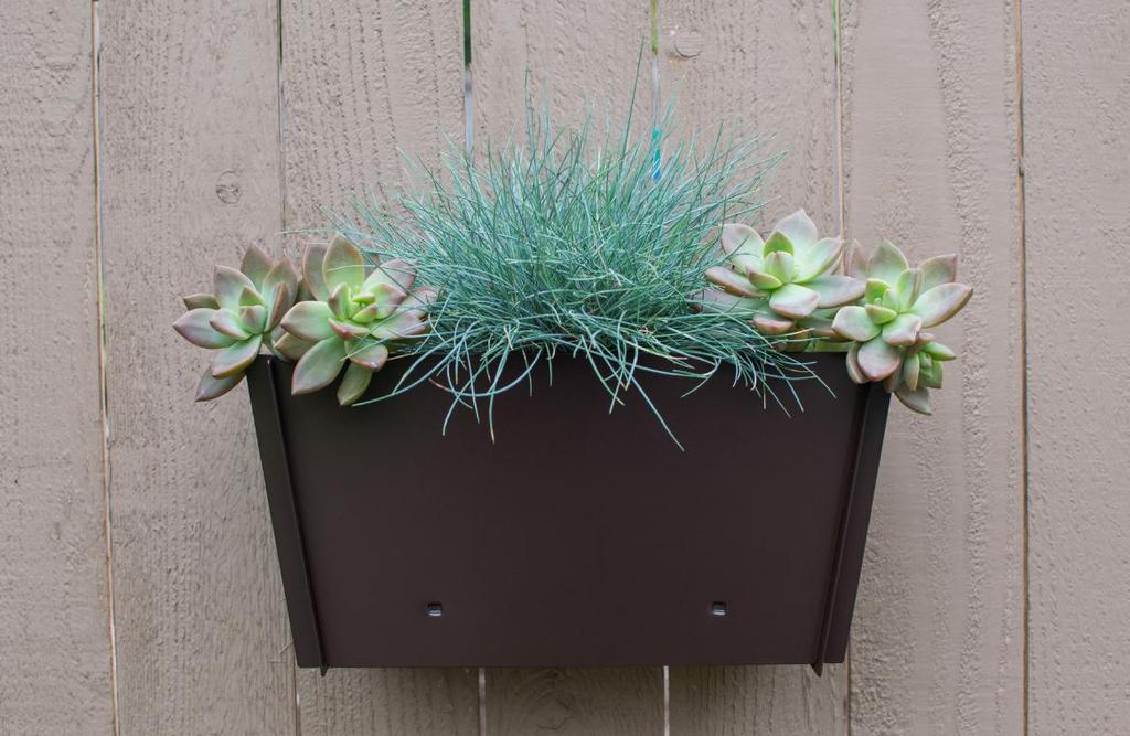 WALL PLANTER GROOVEBOX WALL PLANTER Bring modern design with a touch of green to any