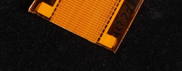9 mm and electrode width about.2 mm. The piezoelectric fibers are contacted with one set of interdigitated electrodes on both, top and bottom sides.