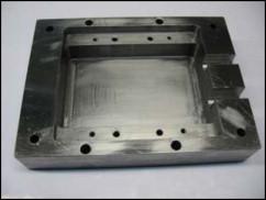 Rapid Tooling Development 73 To increase the tool mechanical stiffness, hardness, and precise tool alignment, and to minimize epoxy material consumption, a modular steel mould base was designed.