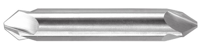 DRILL POINT COUNTERSINKS - HSS 4 FLUTE, * Drill and countersink with one tool.