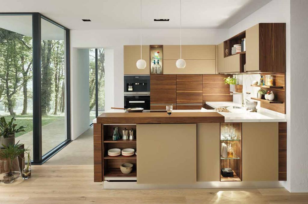 34 linee linee 35 practical shelf elements liven up the kitchen