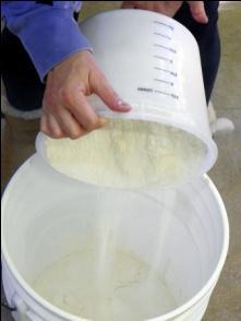 05 grams of plaster you would use approximately 1 pint of water. The equipment necessary for this task includes; a bag of pottery plaster No.