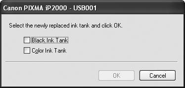 Printing Maintenance Resetting the Ink Counter When an ink tank is replaced, the ink counter must be reset. The low ink warning is only displayed properly if the ink counter is reset.