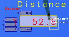 can represent 10 units of the number of clones, and five units of the distance variable.