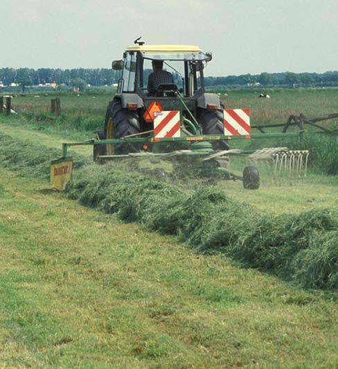 Intensification of agriculture mowing