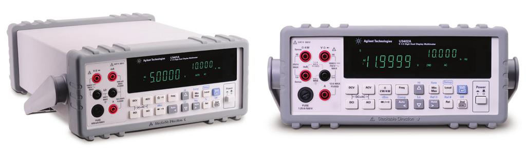 Agilent U3400 Series 4½ and 5½ Digit Digital Multimeters Data Sheet Basic + Good = Elegant Simplicity Features Up to 120,000 counts resolution Up to 0.