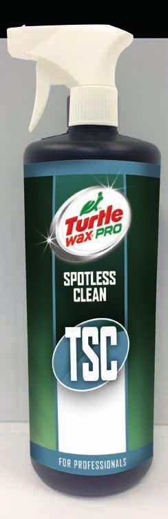 TSC SPOTLESS CLEAN A premium pre cleaning agent Cleans & removes polish, grease etc Easy to use