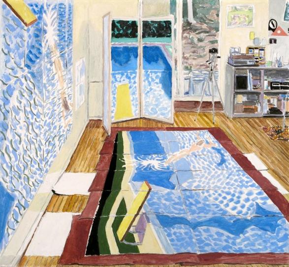 Study for Hockney's Studio While Painting Paper