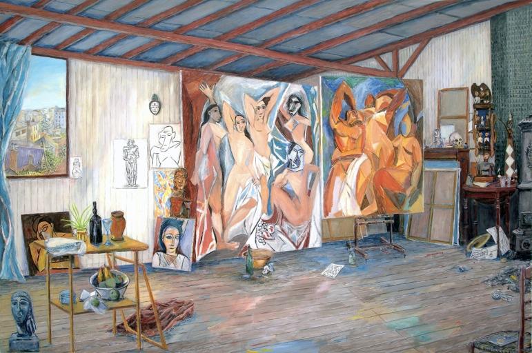 Picasso s Studio, Le Bateau Lavoir, Paris,